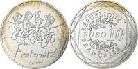 France 10 Euro Sempé - Printemps - Fraternité, Paris, Silver -