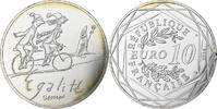 France 10 Euro Sempé - Hiver - Égalité, Silver, Gadoury:EU718 -