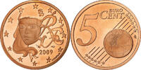 France 5 Euro Cent Paris, Copper Plated Steel, KM:1284 -
