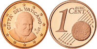 VATICAN CITY Euro Cent Benedict XVI, Rome, Copper Plated Steel -
