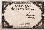 France 5 Livres 10 brumaire de l'an 2 - (31 octobre 1793), 22143 -