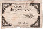 France 5 Livres 10 brumaire de l'an 2 - (31 octobre 1793), 15743 -