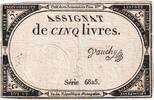 France 5 Livres 10 brumaire de l'an 2 - (31 octobre 1793), 6825 -