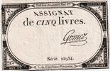 France 5 Livres 10 brumaire de l'an 2 - (31 octobre 1793), 22954 -