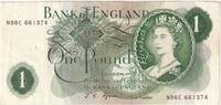 Great Britain 1 Pound undated (1966-1970) -