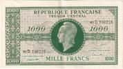 France 1000 Francs Marianne, Undated (1945), 61D -