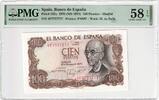 Spain 100 Pesetas 1970-11-17, PMG -