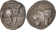 Hemiobol Coin, Mysia, Kyzikos, Kyzikos, Silver -