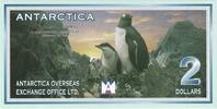 Antarctica 2 Dollars UNZ -