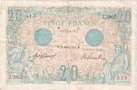 France 20 Francs Bleu, 1913-01-23, J.3962 -