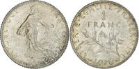 France Franc Coin, Semeuse, Paris, Silver, KM:844.1 -