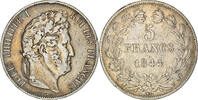 France 5 Francs Coin, Louis-Philippe, Lille, Silver -