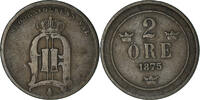 Sweden 2 Öre Coin, Oscar II, Bronze, KM:735 -