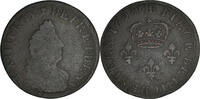 France 4 Deniers Coin, Louis XIV, Quatre deniers de Strasbourg -