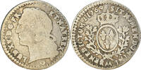 France 6 Sols, 1/20 ECU Coin, Louis XV, 1/20 Écu au bandeau (6 sols) -
