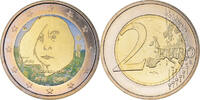 Finland 2 Euro Tove Jansson, Vantaa, Colourized, Bi-Metallic -