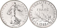 France Franc Coin, Semeuse, Paris, FDC, Nickel, KM:925.1 -