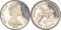 Isle of Man Crown Coin, Elizabeth II, Pobjoy Mint, Proof -