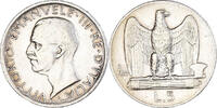 Italy 5 Lire Coin, Vittorio Emanuele III, Rome, Silver -