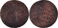 AUSTRIAN STATES Kreuzer Coin, SALZBURG, Ferdinand, Copper -