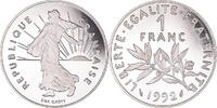 France Franc Coin, Semeuse, Paris, BE, Nickel, KM:925.2 -