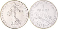France Franc Coin, Semeuse, Paris, Nickel, KM:925.1 -