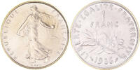 France Franc Coin, Semeuse, Paris, Nickel, KM:925.1 -