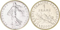France Franc Coin, Semeuse, Paris, Nickel, KM:925.2 -
