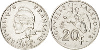 New Caledonia 20 Francs Coin, Paris, Nickel, KM:12 -