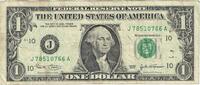 United States One Dollar Banknote, Kansas City, KM:4663 -