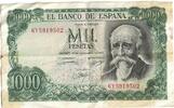 Spain 1000 Pesetas Banknote, 1971-09-17, KM:154 -
