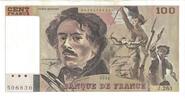 France 100 Francs Delacroix, J.260, Fayette:69ter.1a -