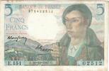 France 5 Francs Berger, E.151, Fayette:5.7, KM:98b -