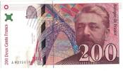 France 200 Francs Eiffel, A.023, Fayette:75.2, KM:159a -