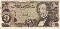 Austria 20 Schilling Banknote, 1967-07-02, KM:142a -