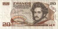 Austria 20 Schilling Banknote, 1985-10-01, KM:148 -