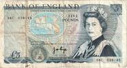 Great Britain 5 Pounds Banknote, Undated (1973-80), KM:378b -