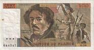 France 100 Francs Delacroix, O.54 644547, Fayette:69.4a -