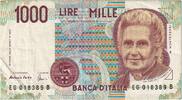 Italy 1000 Lire 1990-10-03, KM:114c -