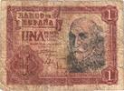 Spain 1 Peseta Banknote, KM:144a -