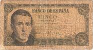 Spain 5 Pesetas 1951-08-16, KM:140a -
