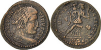 Follis Coin, Constantine I, Lyons, Bronze, RIC:222 -