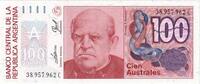 Argentina 100 Australes KM:327c -