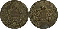 Netherlands Medaille Seventeenth Century, Amsterdam, Brass -