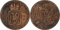 Austria 2 Kreuzer Franz Joseph I, Copper, KM:2188 -