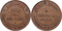 France Jeton Prime Paris, Aux Buttes Chaumont, Copper -