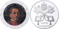Vatican Medal Le Pape Benoit XV, Silver Plated Copper -