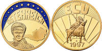 Austria Medal Ecu Europa, Copper Gilt -