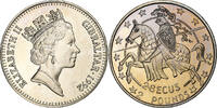 Gibraltar 2.8 Ecus Elizabeth II, Copper-nickel -