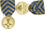 France Medaille Commémorative d'Afrique du Nord, WAR, Excellent Quality, Bronze -